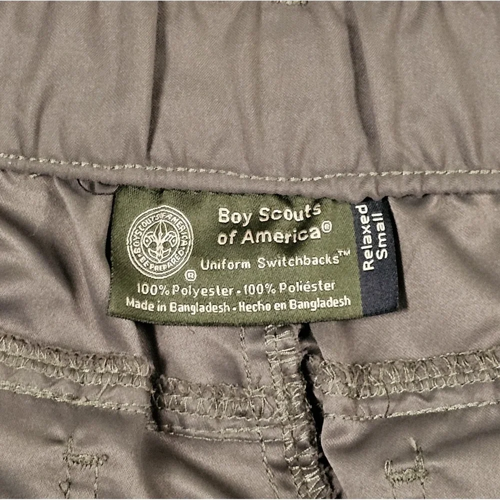 Lot Of 2 Boy Scouts of America Cargo Shorts Mens Size Small Olive Green